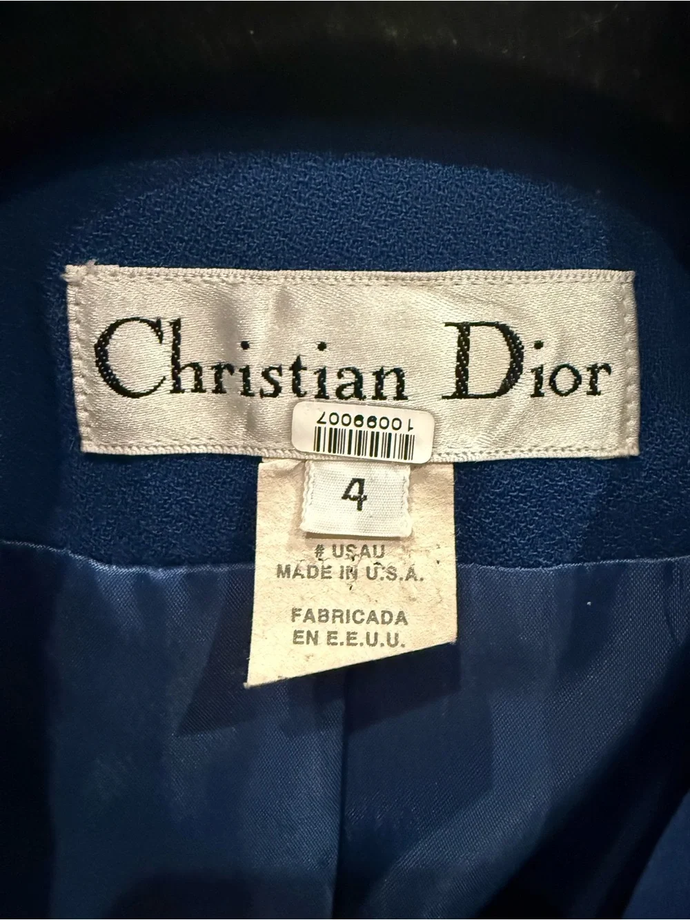 Dior classic tailored